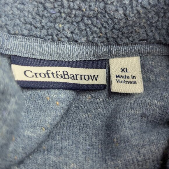 Croft & Barrow Teddy Chic Blue Button Front Jacket w/Gold Buttons Size XL - Picture 8 of 14